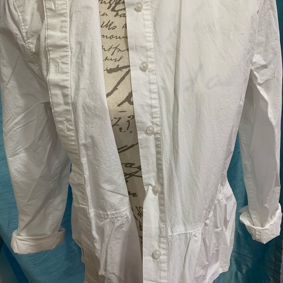 Madewell White Button Front Blouse - Picture 2 of 5